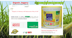 Desktop Screenshot of organicjaggery.in